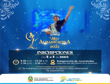 ¡TÚ PUEDES SER LA PRÓXIMA MISS ALBARRACINA 2025!