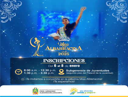 MISS ALBARRACINA 2025