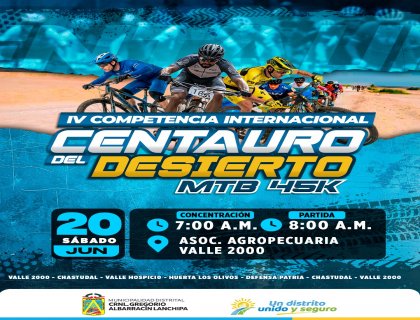 FESTI SAN JUAN 2026: VUELVE LA COMPETENCIA "CENTAURO DEL DESIERTO"